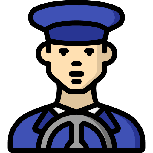 Chauffeur people man professions and jobs icon