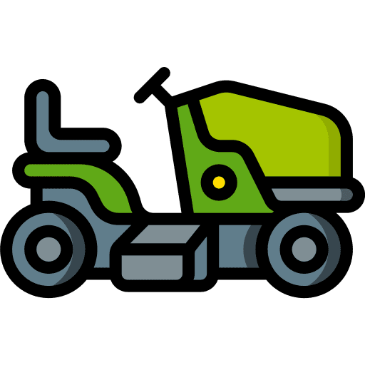 Lawn mower yard gardening electronics icon