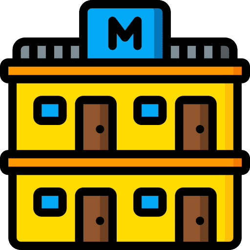Motel hotel lodging motel icon