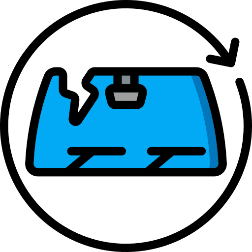 Windscreen repair car windscreen icon