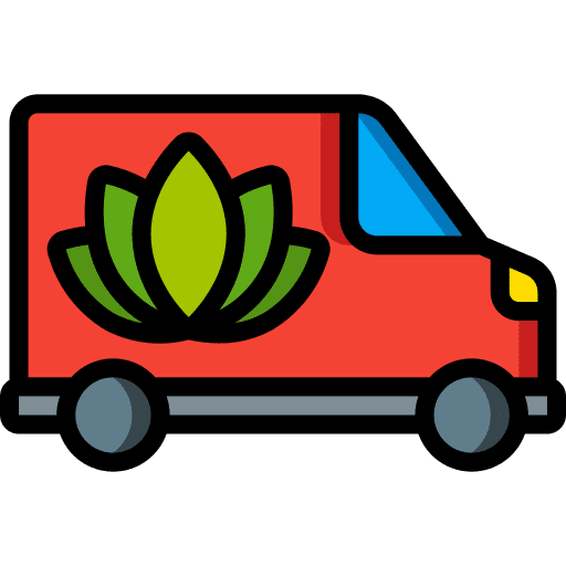 Van mobile spa van icon
