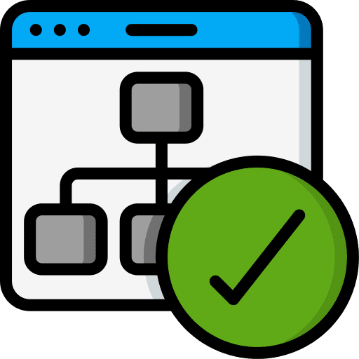 Website layout web browser map icon