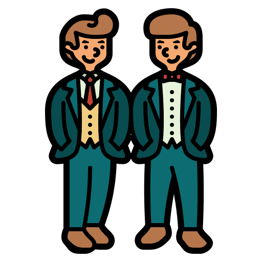 Couple people groom romantic icon Couple people groom romantic icon