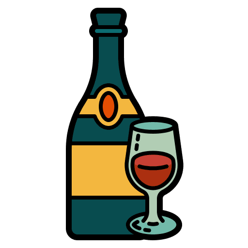 Wine beverage wine glass icon Wine beverage wine glass icon