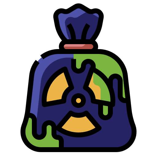 Waste contamination pollution toxic waste icon Waste contamination pollution toxic waste icon