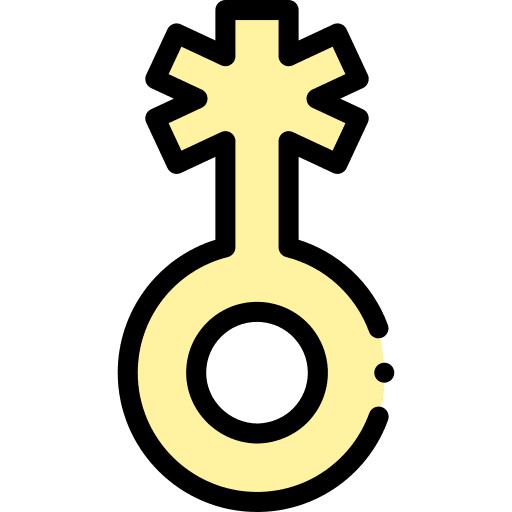Genderqueer sex gender shapes and symbols icon Genderqueer sex gender shapes and symbols icon