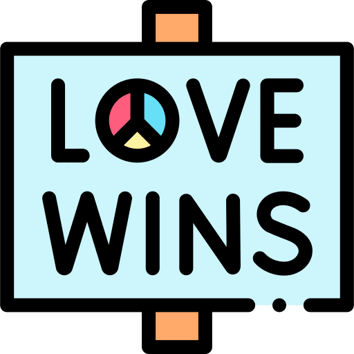 Love wins love wins banner love icon Love wins love wins banner love icon