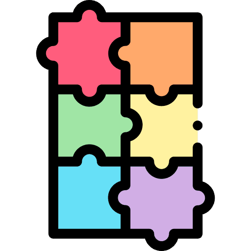 Puzzle company puzzle piece fit icon Puzzle company puzzle piece fit icon