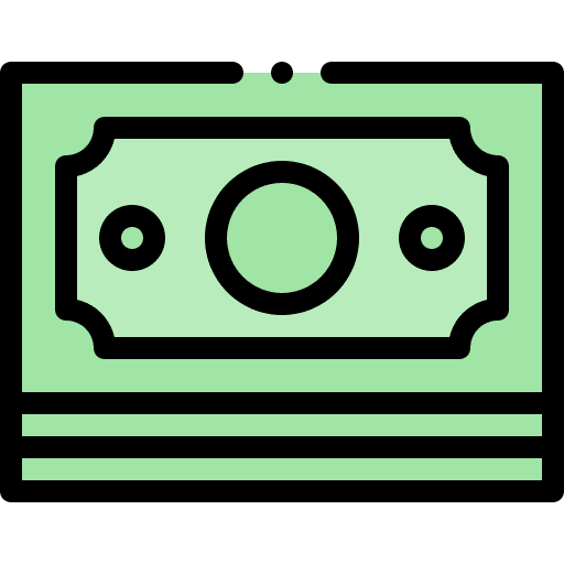 Cash business and finance cash dollar icon