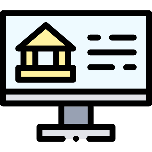 Online banking online business world business and finance icon Online banking online business world business and finance icon