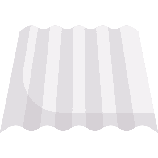 Asbestos tiles construction and tools roof icon