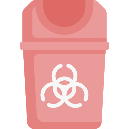 Hazardous toxic industry signaling icon