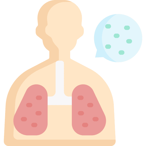 Asbestos user lungs asbestos icon