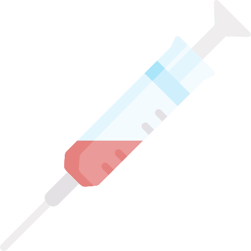 Syringe blood test drug vaccine icon Syringe blood test drug vaccine icon