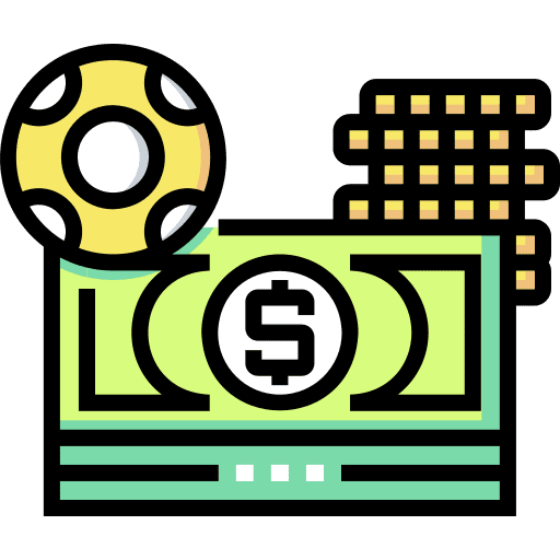 Gambling entertainment casino dollar icon
