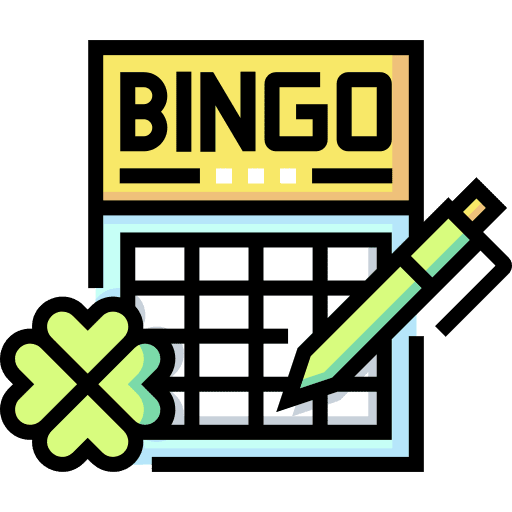 Bingo entertainment lottery casino icon Bingo entertainment lottery casino icon