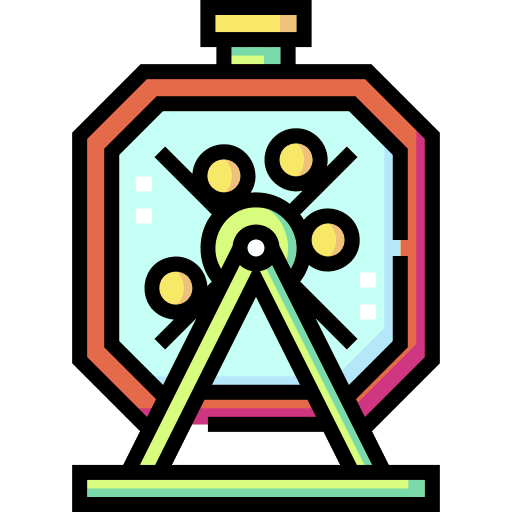 Lottery gambling entertainment ball icon Lottery gambling entertainment ball icon