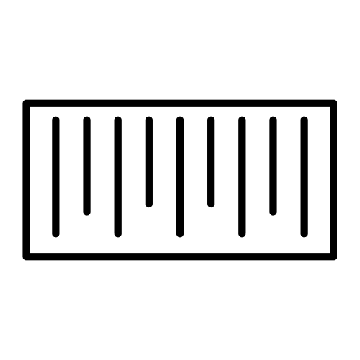 Bar code lines bar code product icon