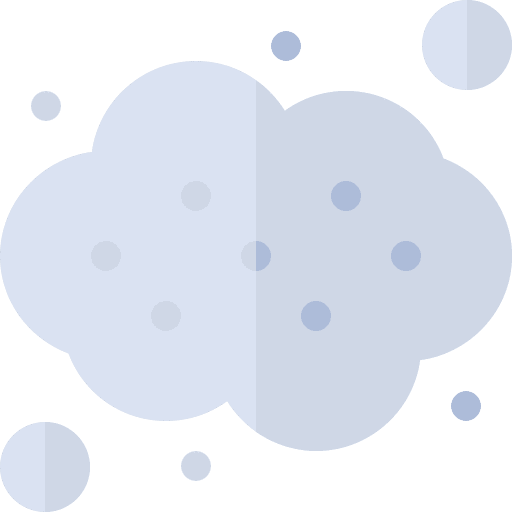 Dust fine dust allergy dust icon