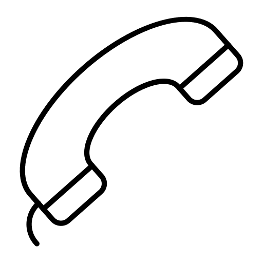 Phone receiver telephone phone receiver communications icon
