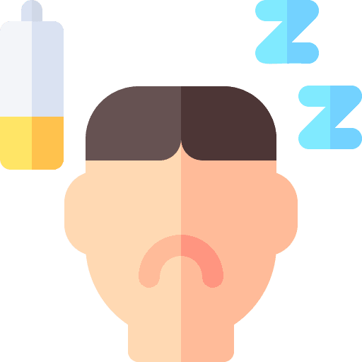 Fatigue low battery user fatigue icon Fatigue low battery user fatigue icon