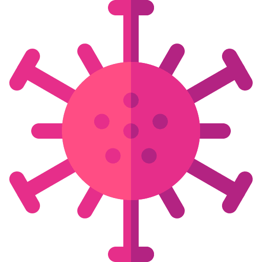 Virus transmission healthcare and medical pandemia icon