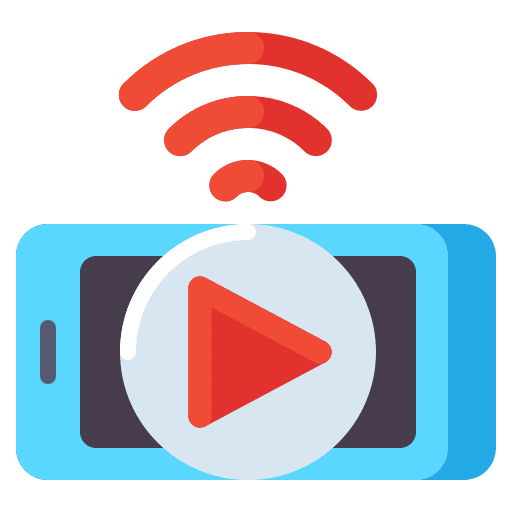 Live stream ui streaming live stream icon Live stream ui streaming live stream icon