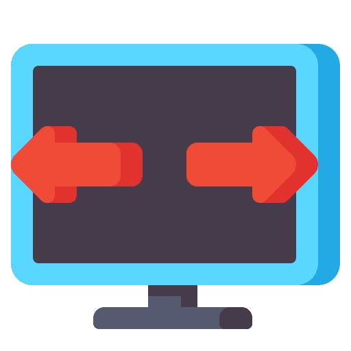 Resolution screen resolution electronics icon Resolution screen resolution electronics icon