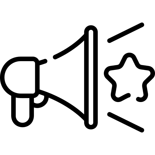 Ads media star content icon Ads media star content icon
