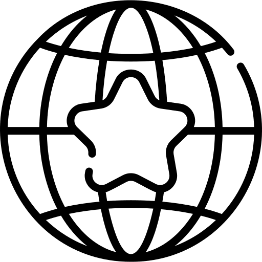 Favorite website symbol world grid icon Favorite website symbol world grid icon