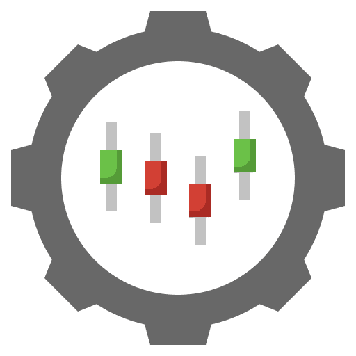 Configuration business and finance trade options icon