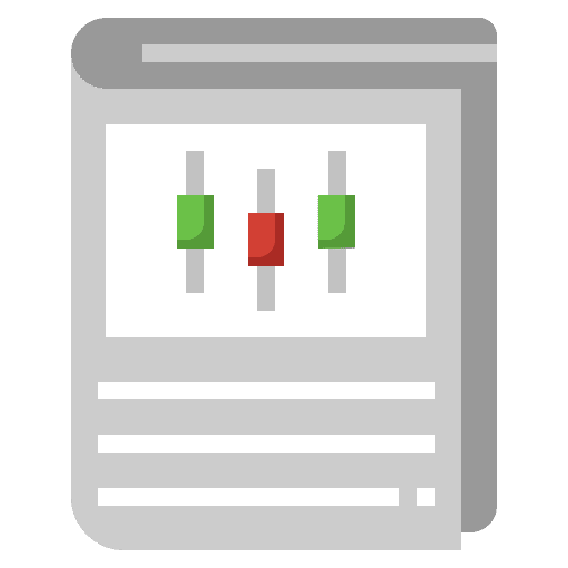 Trading blank page new document new icon