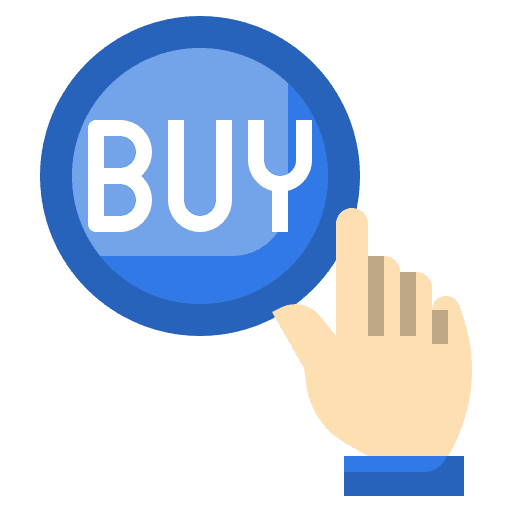 Buy button click online shopping commerce and shopping icon Buy button click online shopping commerce and shopping icon