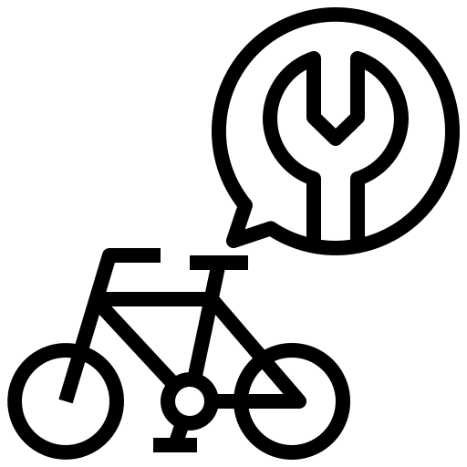 Repair transportation cycling repair icon
