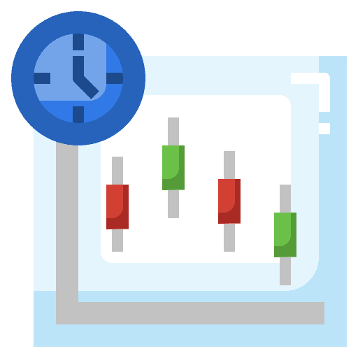 Time graph time position icon Time graph time position icon