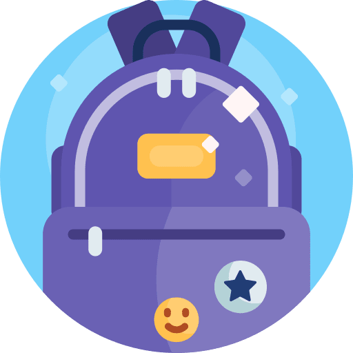 Backpack backpack baggage luggage icon