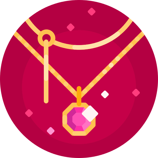 Necklace fashion pendant charm icon