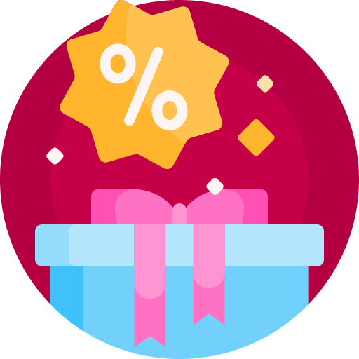 Sale commerce and shopping gift percent icon Sale commerce and shopping gift percent icon