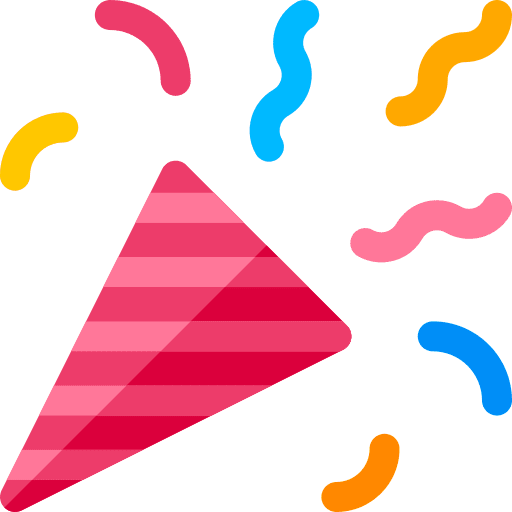 Confetti new year fun confetti icon Confetti new year fun confetti icon