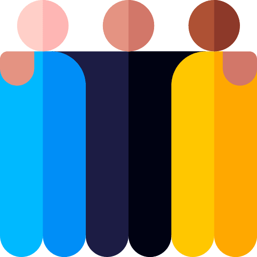 Friends team people members icon