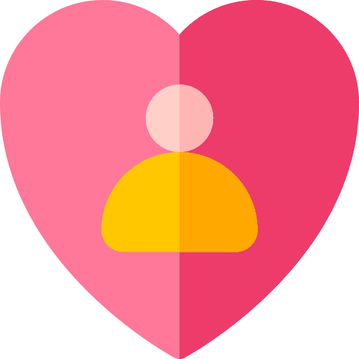 Friend love and romance heart friend icon Friend love and romance heart friend icon