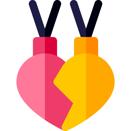 Pendant best friend jewel heart icon Pendant best friend jewel heart icon