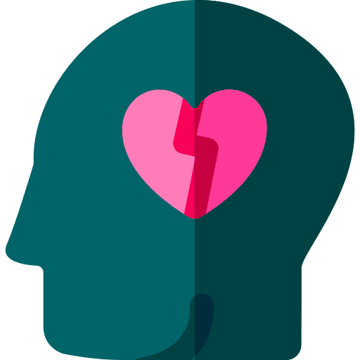 Broken heart broken heart wellness psychology icon Broken heart broken heart wellness psychology icon
