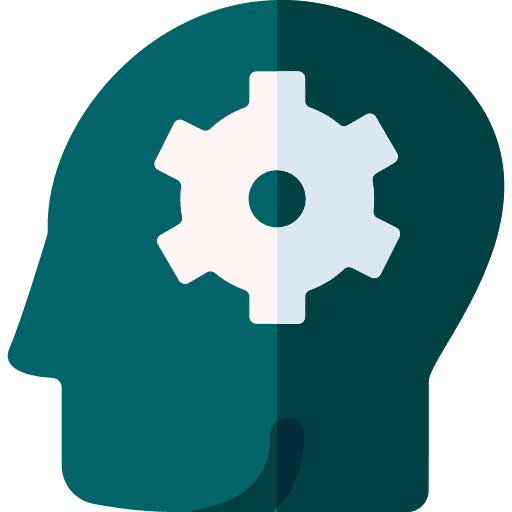 Settings mind think intelligence icon