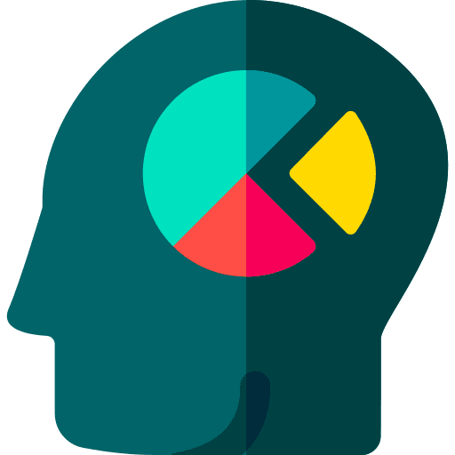Stats mind think intelligence icon