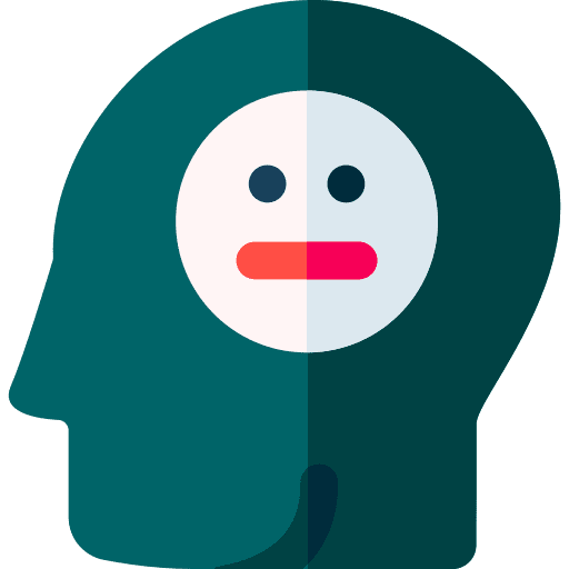 Confused intelligence weird think icon Confused intelligence weird think icon