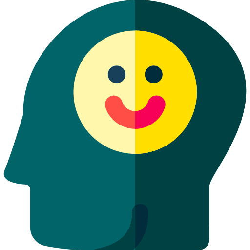 Happiness think intelligence psychology icon Happiness think intelligence psychology icon