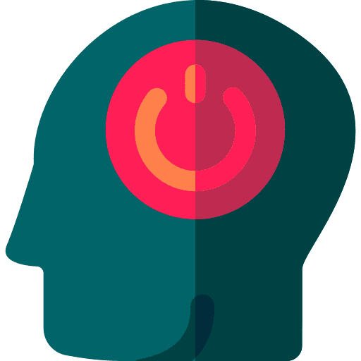 Power power wellness think icon Power power wellness think icon