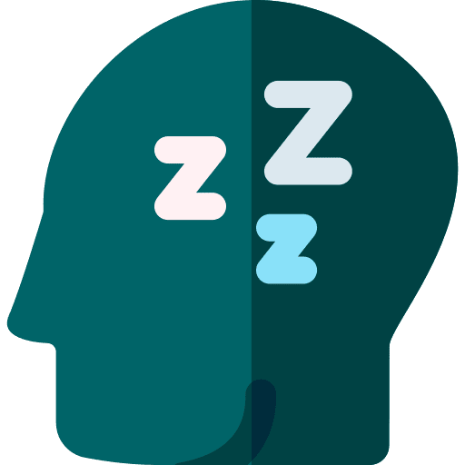 Sleep intelligence think emotion icon Sleep intelligence think emotion icon