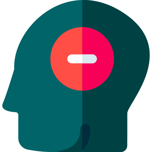 Mind minus intelligence mind icon Mind minus intelligence mind icon